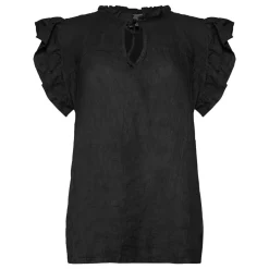 Tiffany top - Etta Frill black