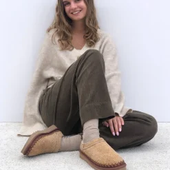 UGG sko - Classic Micro Biarritz chestnut